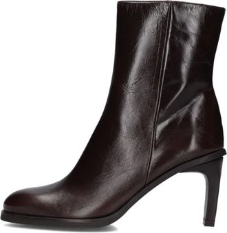 Zinda Schoenen, Dames, Bruin, 37 EU, Leer, Enkellaarsjes 3687