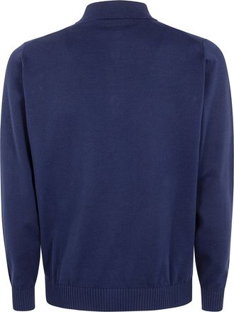 FILIPPO DE LAURENTIIS Polo Neck Long Sleeves Cardigan