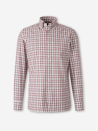 Borrelli Napoli Check Pattern Shirt