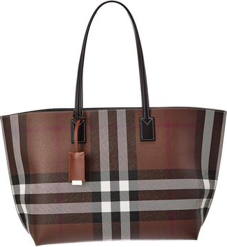 Burberry Check Medium Tote
