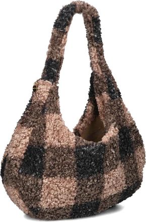 Unisa Teddy Schoudertas Zleti - Dames - Schoudertassen - Veelkleurig - ONE Size - Wol - Tassen