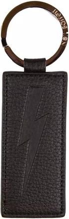 Neil Barrett Black Leather Mens Keychain