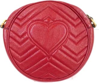 Gucci Pre-owned Cross Body Bags, female, Red, Size: ONE SIZE Pre-owned Vintage Cross Body Bag