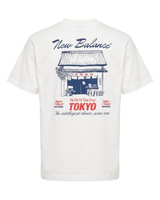 New Balance Grab A Bite Tokyo Graphic T-Shirt - White