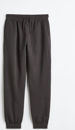 H&M Joggpants mit hohem Bund - Dunkelgrau