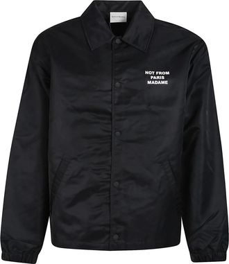 Drôle de Monsieur Jassen, Heren, Zwart, S, Stijlvolle Jas