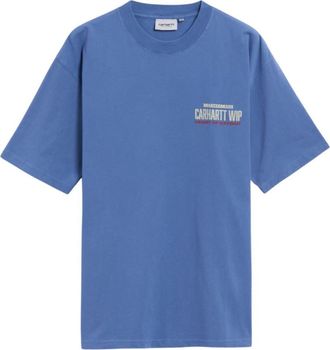 Carhartt Work in Progress Blue Crewneck Graphic T-Shirt