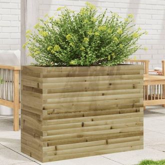 vidaXL Jardinera Madera De Pino Impregnada 90x40x68,5 Cm Vidaxl