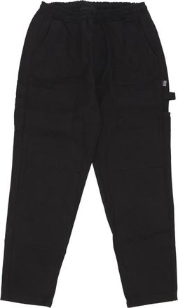 Dolly Noire Canvas Timmerman Broek Zwart - Heren - Straight fit broeken - Zwart - L - Katoen - Broeken