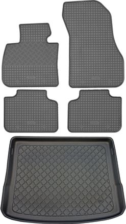 OEM Juego De Alfombrillas De Goma Para Coche Y Maletero Para Bmw Serie 2 F45 Active Tourer / Active Tourer 225xe Phev Van (5 Puertas) Desde Septiembre De 