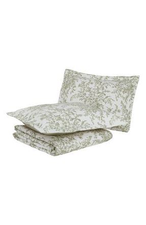Laura Ashley Bedford Quilt & Sham Set in Sage at Nordstrom Rack, Size Full/queen