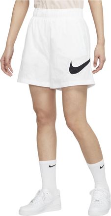 Nike (WMNS) Nike Sportswear Essential High-Rise Woven Shorts White Black DM6740-100