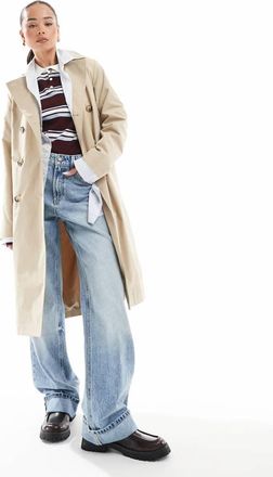 New Look Trench color pietra-Neutro
