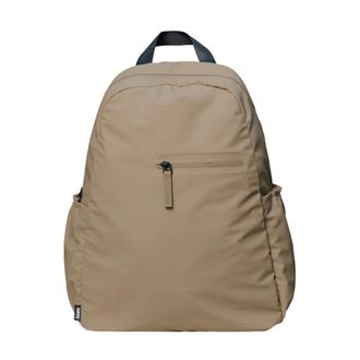 Rains Rugzak - unisex - Tassen - Beige - Maat: ONE Size Zijde