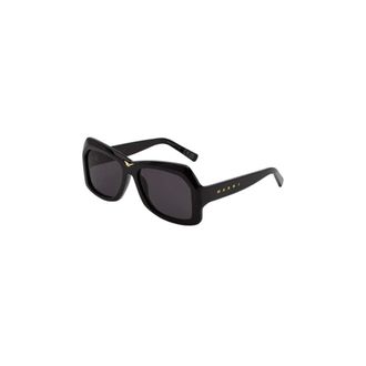 Marni Tiznit Zonnebril - Dames - Accessoires - Zwart - Maat: 57 MM Synthetisch
