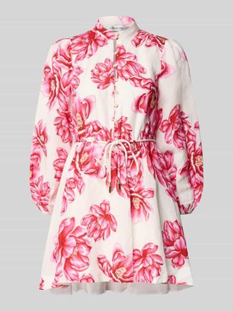 Forever New Minikleid aus Leinen-Mix mit Viskose-Anteil Modell Annalise in Pink, Gr&ouml;&szlig;e 32