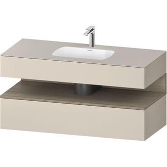 Duravit Qatego Lavabo Encastrado Con Base De Lavabo Consola, - Duravit