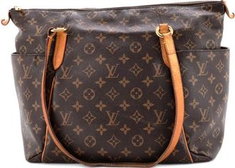 Louis Vuitton Borsa a spalla Totally GM in tela con monogramma - Marrone