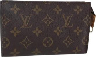 Louis Vuitton Pre-owned Clutches, female, Brown, Size: ONE SIZE Pre-owned Canvas Clutch