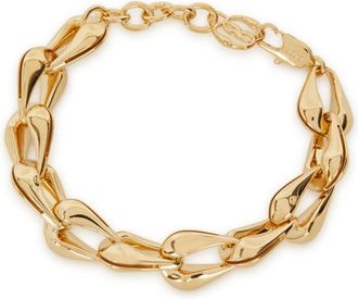 Bally Bracciale in ottone color oro