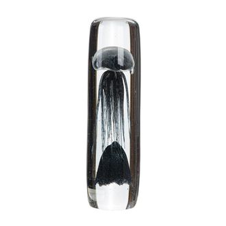 Schubiger M&ouml;bel Figur Qualle Glas Schwarz H: 31 cm