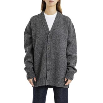 Maison Margiela Dames, Truien, Grijs, Maat: S Wol