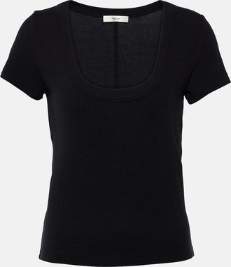 Frame Denim Rib Baby Tee jersey top