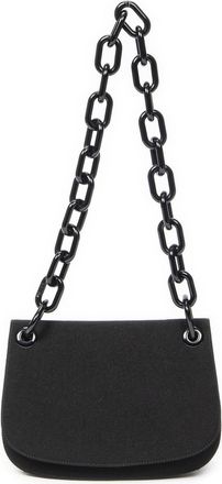 Prada Lucite Chain Shoulder Flap Schoudertas