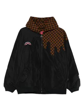 Sprayground zip-up bomber jacket - men - Nylon/Cotton/Polyester - M - Black