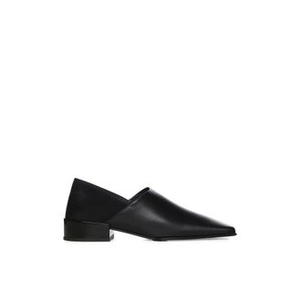 Alaia Square-Toe Loafers - female - Ala&iuml;a - Loafers - Black - 4 UK - Shoes