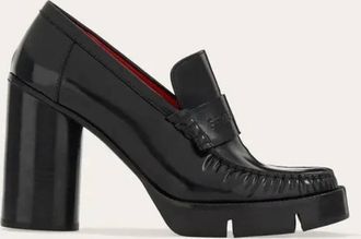 Ferragamo Moccasin With Contrasting Lining And Heel, Size 8.5 C