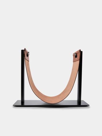 Rabitti 1969 Bormio Leather Firewood Carrier