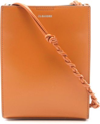 Jil Sander Tangle Small Leather Shoulder Bag