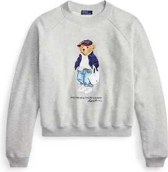 Polo Ralph Lauren Bear Sweater - Dames - Sweatshirts - Grijs - XL - Katoen - Hoodies & sweatvesten