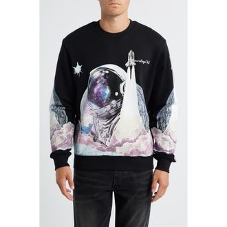 Billionaire Boys Club BB Destination Graphic Sweatshirt in Black at Nordstrom Rack, Size Xx-Large