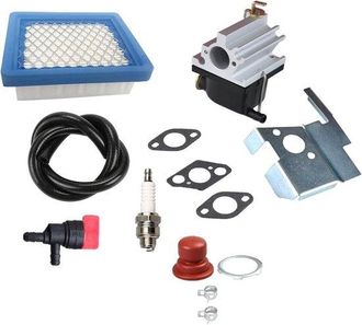 OEM Kit De Carburador - Piezas De Motor - Mantenimiento De Cortac&eacute;spedes - Juego De Repuesto Completo - Plateado