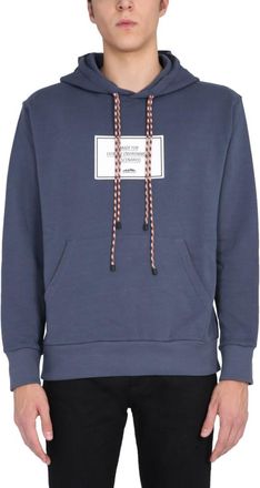 Ih Nom Uh Nit Blue Graphic Hood Sweatshirts