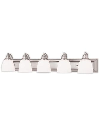 Livex Lighting Livex Springfield 5-Light Brushed Nickel Bath-Light