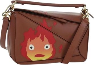 Loewe Pre-owned Handtas - Dames - Vintage Handtas - Bruin - ONE Size - Leer - Vintage