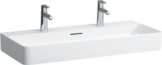 Laufen Lavabo Laufen Val, Bajo Encimera, 2 Agujeros Para Grifer&iacute;a, Con