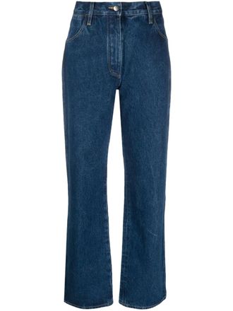 STUDIO NICHOLSON Aral straight-leg jeans - women - Cotton - 0 - Blue