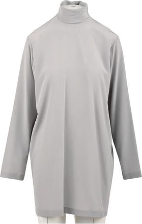 Aspesi Top 5615 B753 - Dames - Blouses - Grijs - S - Overhemden