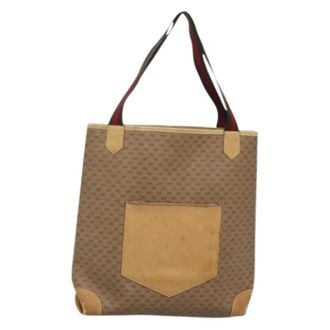 Gucci Pre-owned Tote Bags, female, Beige, Size: ONE SIZE Pre-owned Plastic gucci-bags