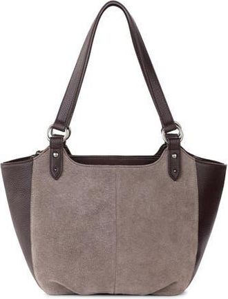 The Sak Bolinas Satchel in Mushroom Suede at Nordstrom Rack