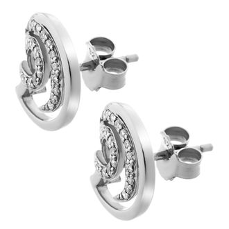 Orphelia Elaine WoMens 925 Sterling Silver Stud Earrings - ZO-7084 - One Size