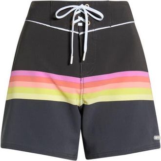 Rip Curl Surf Stripe Board Shorts in Black at Nordstrom, Size Xx-Small
