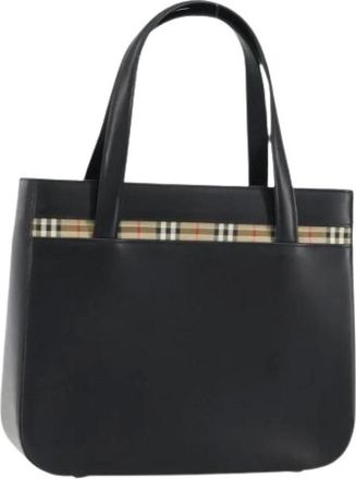 Burberry Pre-owned Handbags, female, Black, Size: ONE SIZE Pre-owned Vintage Handbag