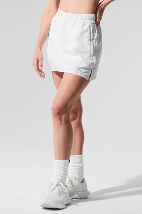 Alo | Alumni Tennis Skirt in White, Size: Large
