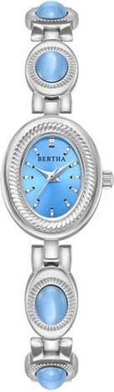 Bertha Sunglasses Rosalie Jade Stone Bracelet Watch in Blue at Nordstrom