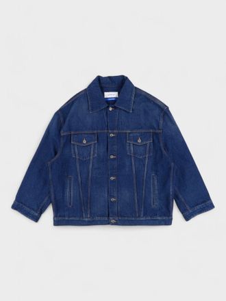 Off-white Mens Arrow Over Denim Jacket - Size Large